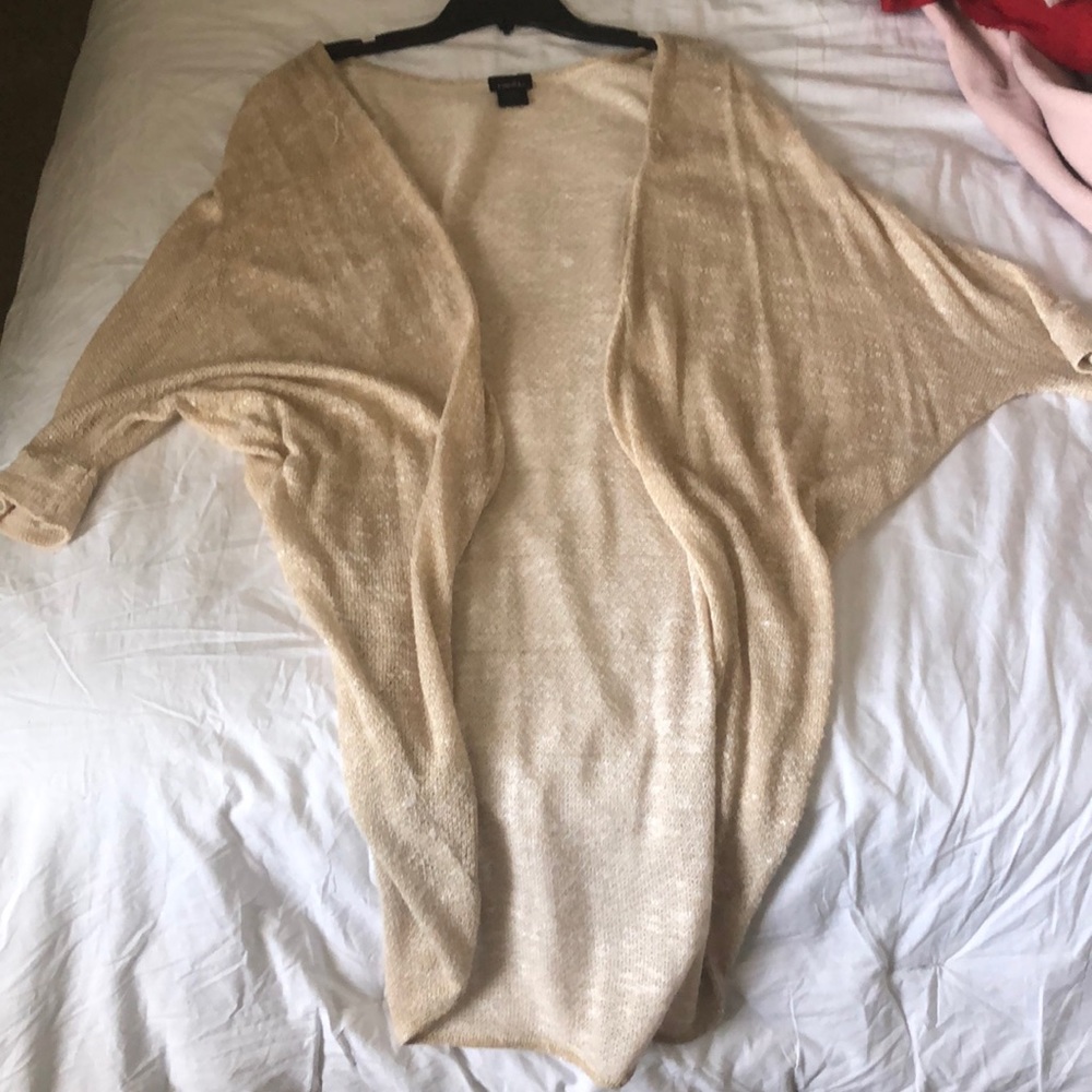 Cream colored cardigan!